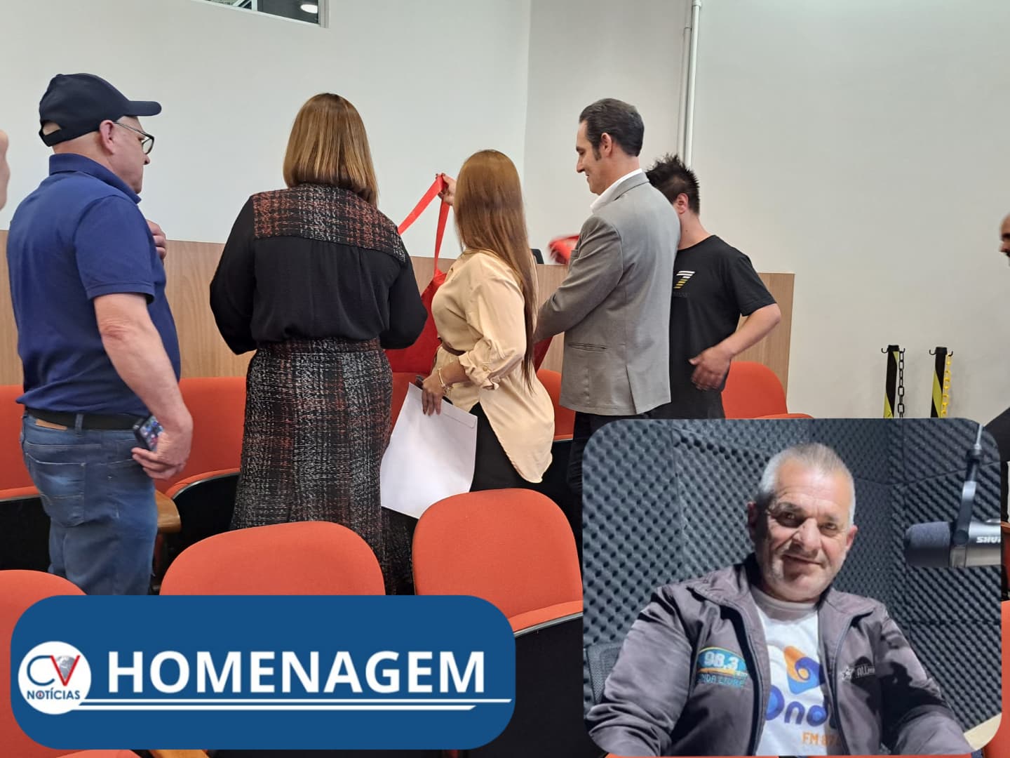 Radialista Braz Morais é homenageado com nome em Sala de Imprensa na Câmara Municipal de Campo Largo