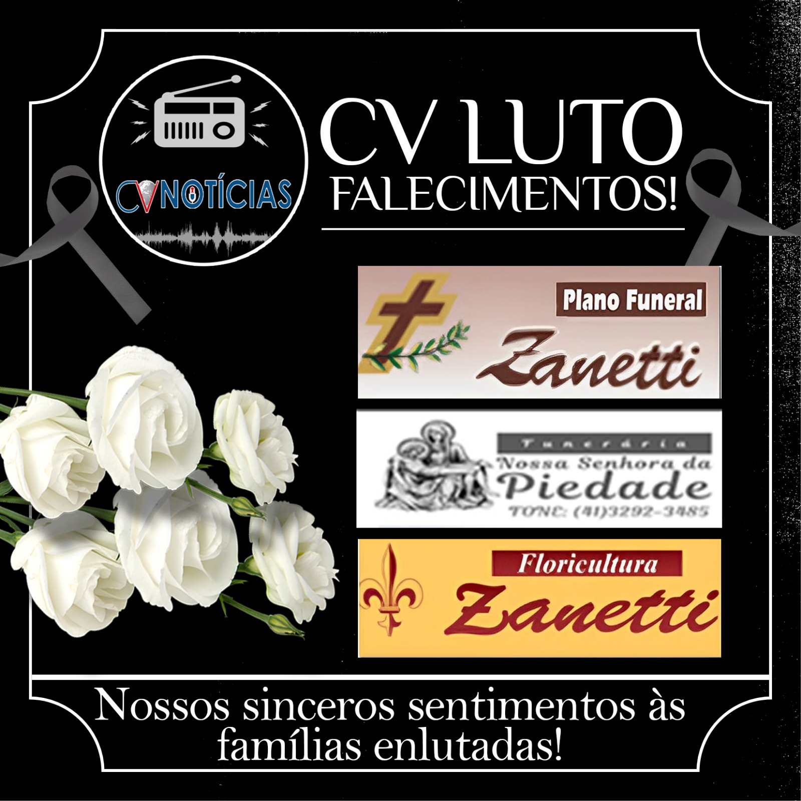NOTAS DE FALECIMENTOS