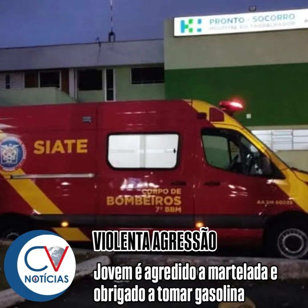 ​Jovem é espancado com martelo e forçado a ingerir gasolina em Campo Largo