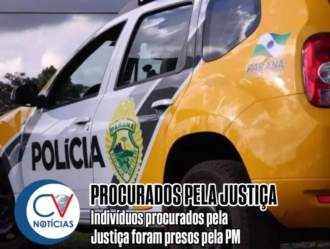 ​Polícia Militar prende dois foragidos da Justiça em Campo Largo