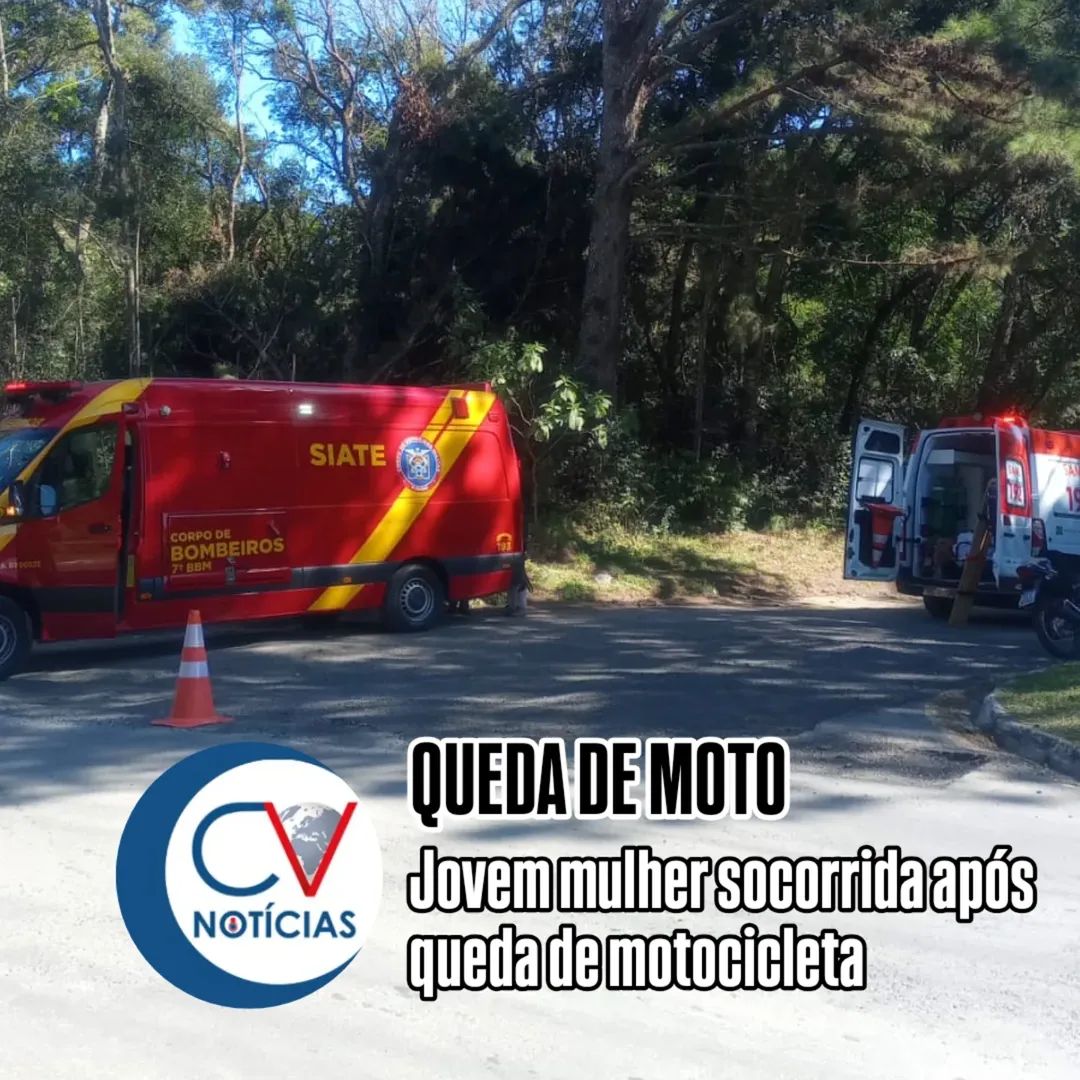 ​Motociclista sofre queda ao derrapar em via em obras no bairro São Vicente