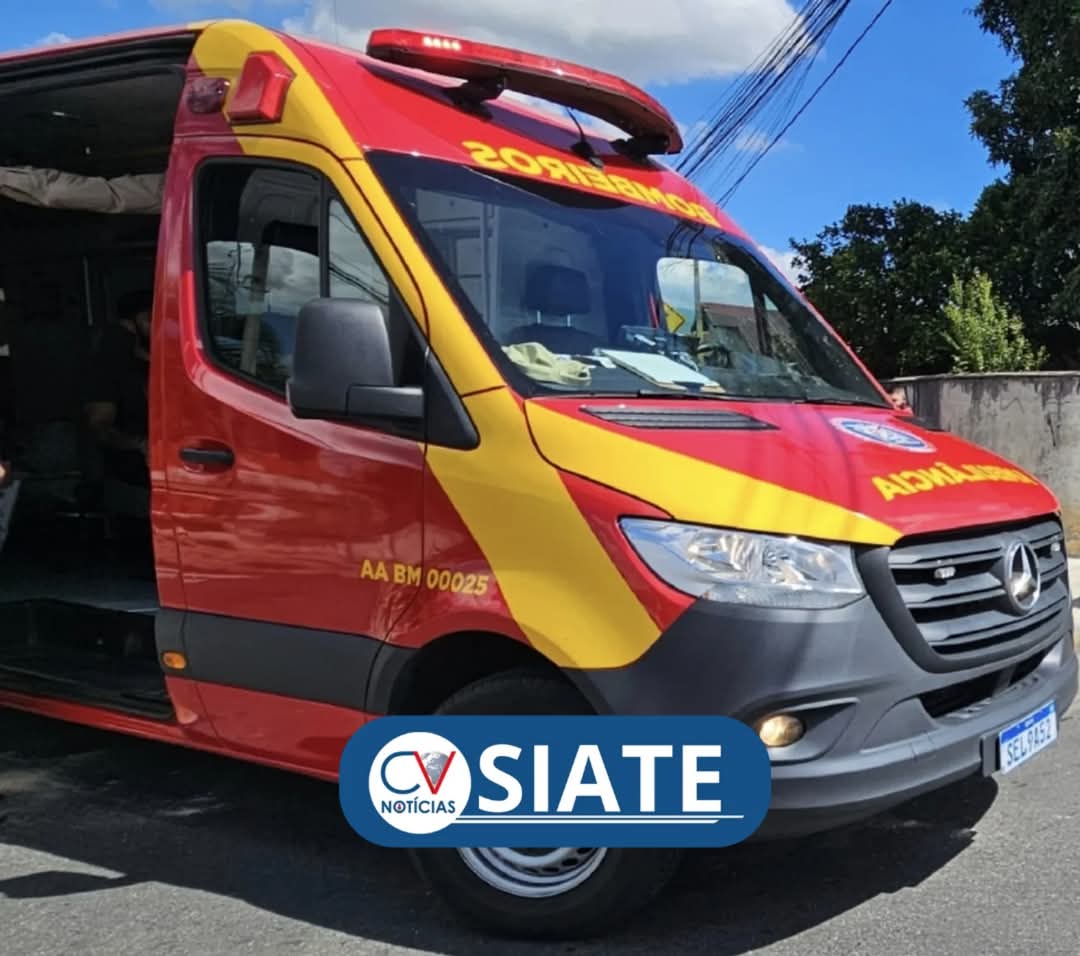 Equipe do SIATE socorre homem atropelado por Trator dentro de empresa em Bateias